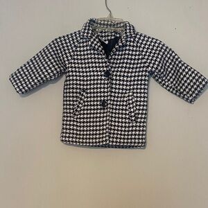 Chic Kids Houndstooth Pea Coat
